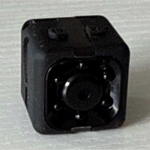 Mini Cube IP/Network Wired Security Camera, Color Mode, Black, 1 Camera