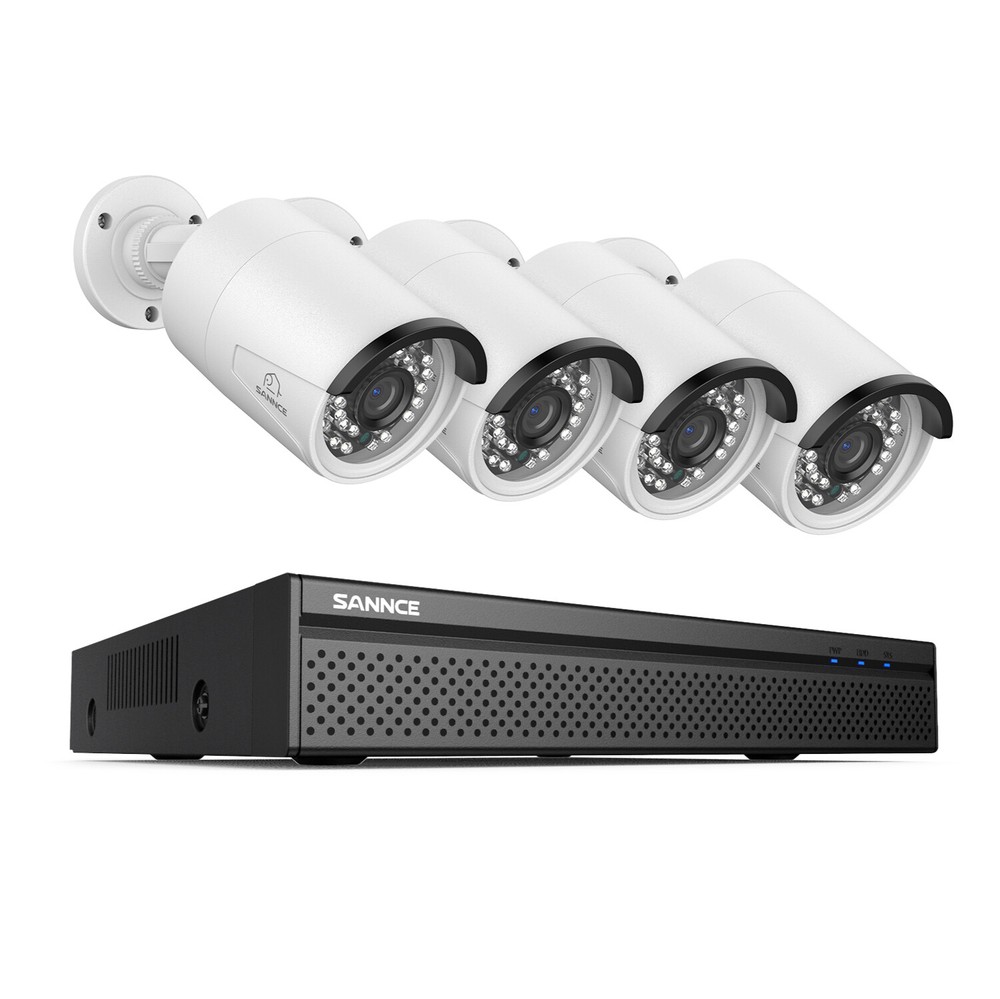 SANNCE 16CH 4K NVR 3MP PoE Security IP Camera System Two Way Audio AI Detection