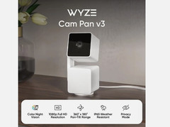 WYZE Cam Pan HD WiFi 360° Pan/Tilt/Zoom Motion Detect Night Vision In/Outdoor