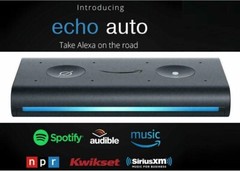 Amazon Echo Auto Smart Assistant Hands Free Speaker with Alexa Black B07VTK654B