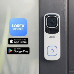 Lorex 4K Wi-Fi Video Doorbell (Wired, 32GB) – Open Box