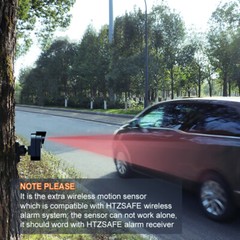 HTZSAFE Owl Home Security Wireless Driveway Alarm 1 Receiver + 2 Sensors