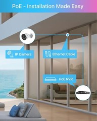 ZOSI 8CH 4K NVR 8MP PoE Security Camera System AI Detection Two-Way Audio 2TB