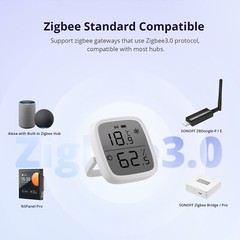 SONOFF SNZB-02D Zigbee Temperature Humidity Sensor Smart Thermometer APP Monitor