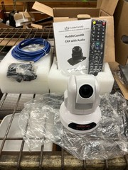 HuddleCamHD Gen2 USB 2.0 Conferencing 3x Pan Tilt Zoom Camera, White HC3X-WH-G2