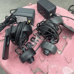 Security Cameras , One Is Black And White , One Is Color / Has The Power Bricks