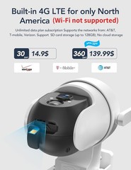 Reliable 4G LTE Outdoor Security Camera – Solar Powered, HD Video, Night Vision