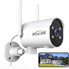 2PK Solar Camera 2K Outdoor Wireless WiFi Solar Battery Powered Security Camera