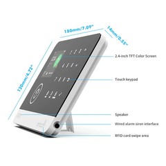 Tuya Smart WiFi GSM Home Security Alarm System Touch Keyboard RFID APP Control
