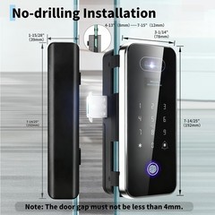 ** NEW Sliding Glass Door Lock | 3D Face Recognition | Fingerprint | App Control
