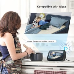 Jennov Mini 2K WiFi Smart Home Security Camera Motion Detection Wireless Audio