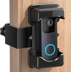 Anti-Theft Video Doorbell Mount Plastic Adjustable Height No-Drill Bracket
