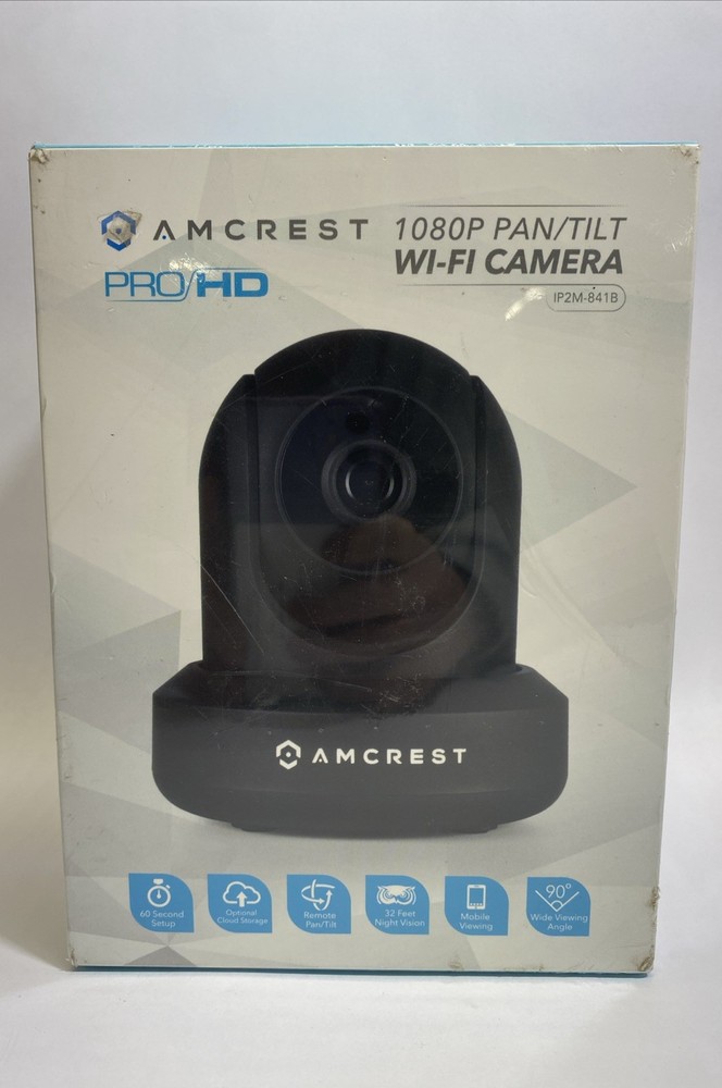 Amcrest 1080P HD IP2M-841B IP WiFi Wireless Network Security 30 FPS Camera NEW!