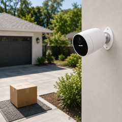Magnetic Wall Mount for SimpliSafe Wireless Outdoor Camera Metal Holder