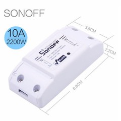 6pcs Sonoff WiFi Wireless Smart Switch Module ABS Shell Socket for DIY Home US