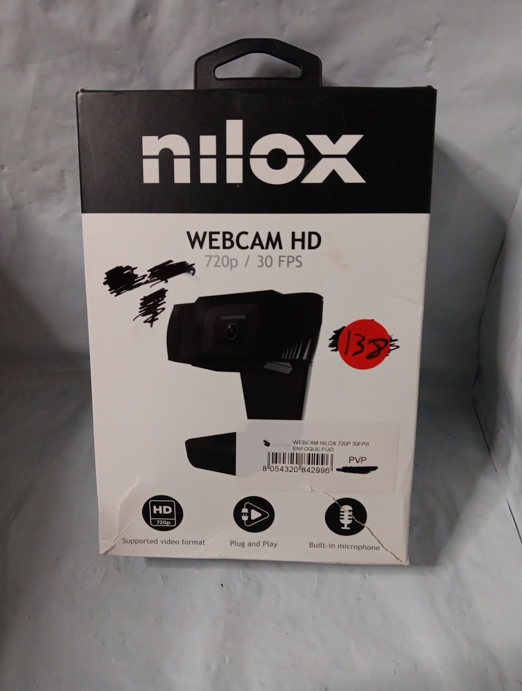 Nilox HD 720p Webcam HD 30 FPS
