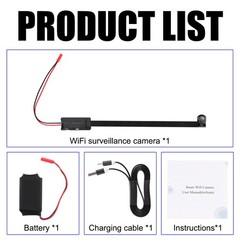4K HD Wireless WiFi Cam DIY Module Transmitter Kit IP DVR 1080P Video Recorder