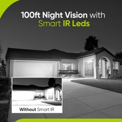 Sannce 1080P 4in1 Wired Home CCTV Security Camera Outdoor Waterproof Night Visio