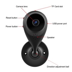 2025 Smart Mini WiFi Camera Wireless 1080P HD Night Cam Home Security & Outdoor.