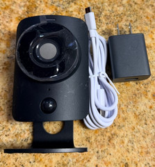 SimpliSafe HD Wired Indoor Security Camera with Built-in Privacy Shutter +AC