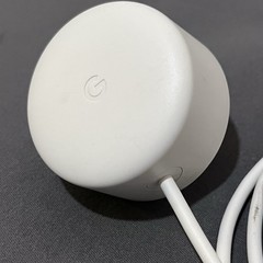Google Nest Mini Smart Speaker Works Google Assistant Model H0A Orange Gray Hole