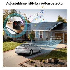 1/2 Mile Hosmart Driveway Alarm Wireless Sensor System & Driveway Sensor Alert