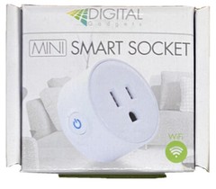 Digital Gadgets Wi-Fi Mini Smart Socket DHSPLG1-R White NEW