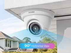ZOSI H.265+ 1080p Home Security Camera System Outdoor 5MP Lite 8CH Wired DVR 1TB