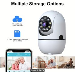 set 4 CLOUD STORAGE Wi-Fi camera Intelligent Camera High Resolution