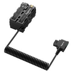 D-tap to Dual-Sided NP-F Dummy Battery, with USB-C, DC Port, LED Display, for…