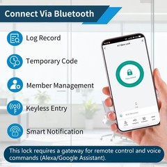 ** NEW Sliding Glass Door Lock | 3D Face Recognition | Fingerprint | App Control