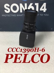 Pelco Color Camera W/ 530TVL 5-50mm WDR OSD D/N DSP CCTV NTSC CCC1390H-6 Tested!