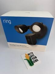 Ring – Floodlight Cam Plus Outdoor Wired 1080p Surveillance Camera – Black