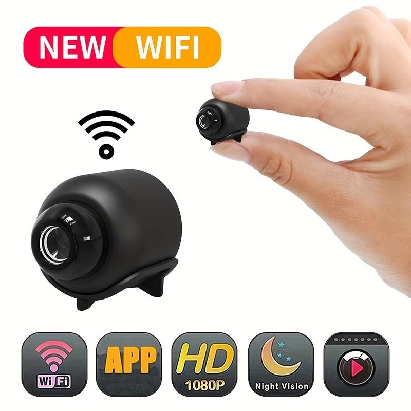 HD 1080P Mini Wife Wireless Security Camera Surveillance Tiny Cam Night Vision