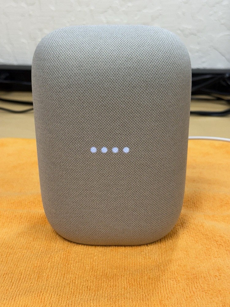 GOOGLE NEST AUDIO MODEL GXCA6 (GA01420-US) WITH POWER CORD – TESTED