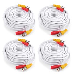 ANNKE 25/50/60/100ft Security Camera Video DC Power Cable BNC DVR Extension Cord