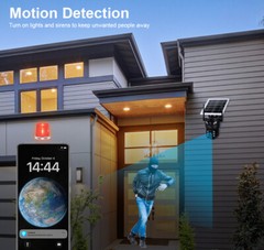 1-4pcs 6MP Solar Camera WIFI Solar Panel Dual Lens Camera Home Security CCTV Cam