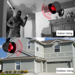 KERUI Alarm Home Security System Door Sensor Garage Detect Anti-theft Loud Siren