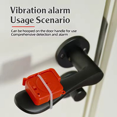 KERUI Wireless Vibration Alarm Sensors 120dB Ultra-Slim Detector Anti-theft