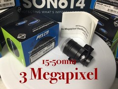Pelco 13M15-50 CCTV Varifocal Lens 15-50mm 3MP High Quality Images Auto Iris NEW