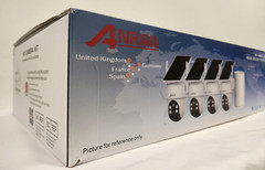 ANRAN Solar 4MP FHD Security Cameras Wireless Outdoor 4-Cam Kit+Solar Panel