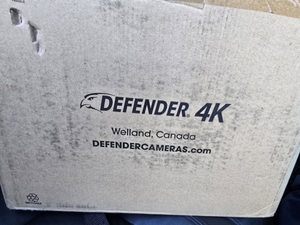Defender 4K CCTV Security Camera System 4CH BNC Hardwired w/ Camera & Cables