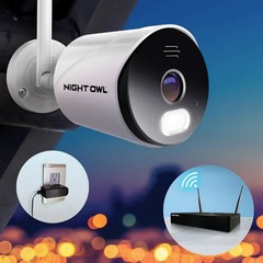 Night Owl 10-Channel Wi-Fi 1TB NVR with 4 Spotlight Camera Security System