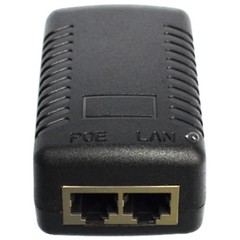 Gigabit POE Injector Adapter 48V 24W 0.5A 10/100/1000Mbps IEEE 802.3af 100M