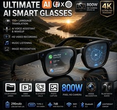 4kSmart Glasses HD Camera Bluetooth • iOS/Android | Ray-Ban Meta Alternative