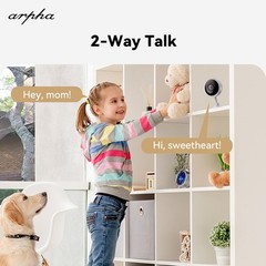ARPHA 2K Indoor Security Camera WiFi APP PIR Motion Detection Cloud Storage New