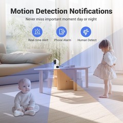 boykeep Wireless 5G WiFi Security Camera 2K Smart Indoor Night Vision Wired Cam
