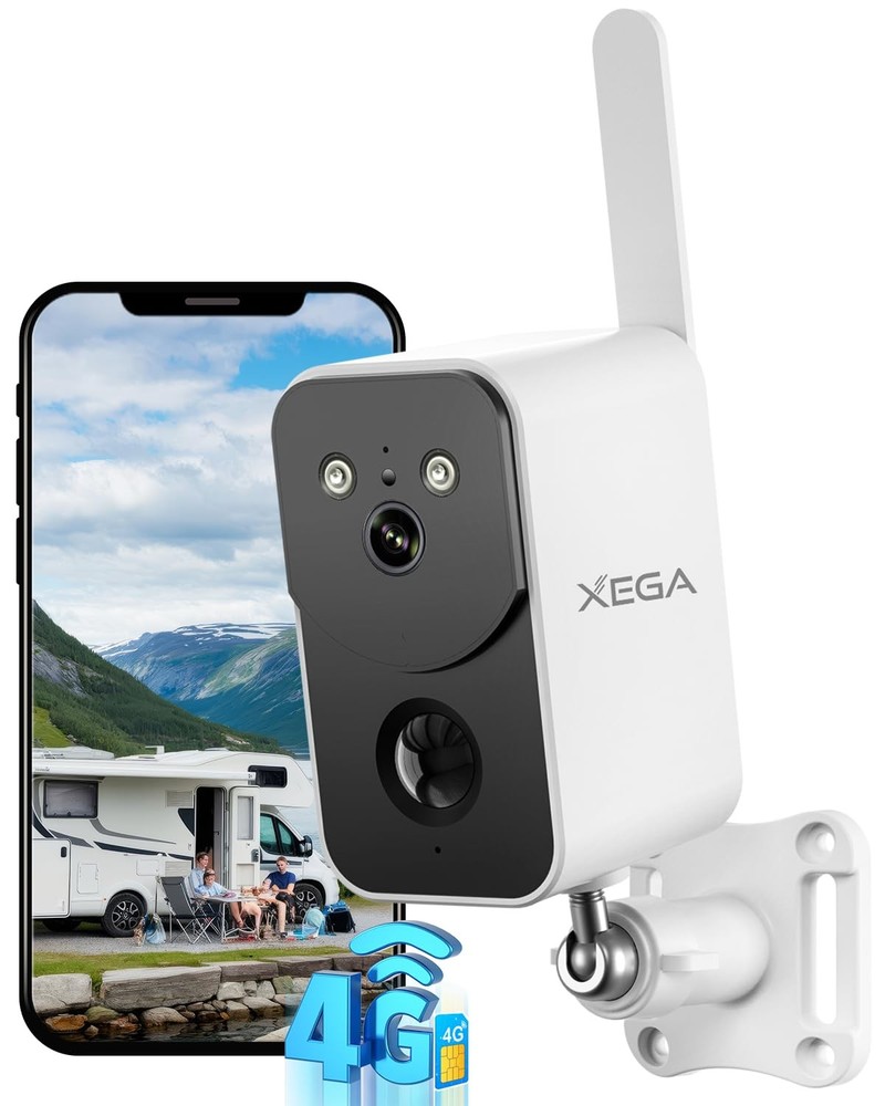 4G LTE Camara De Seguridad 24/7 Sin Wifi Para Casas Exterior Con SIM En Oferta