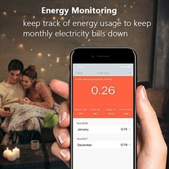 Smart Plug 16A Wifi Outlet Work with Alexa Google Home 4 Pack Mini Socket