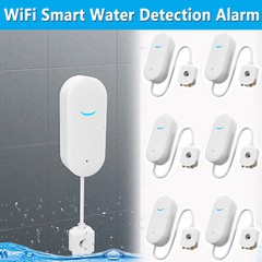 1-6Pack Smart Water Leak Sensor Detector APP Alarm WiFi Home Water Leak Detector